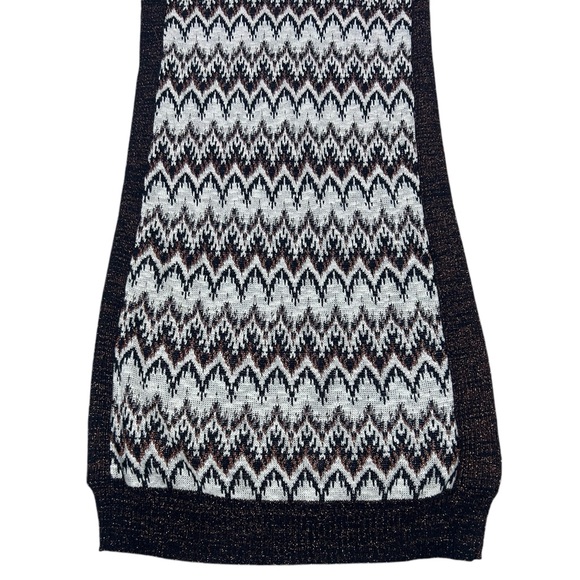 Free People Sweater Dress Sz. Medium Knit Aztec Print Cottagecore Cabincore Boh - Picture 7 of 14